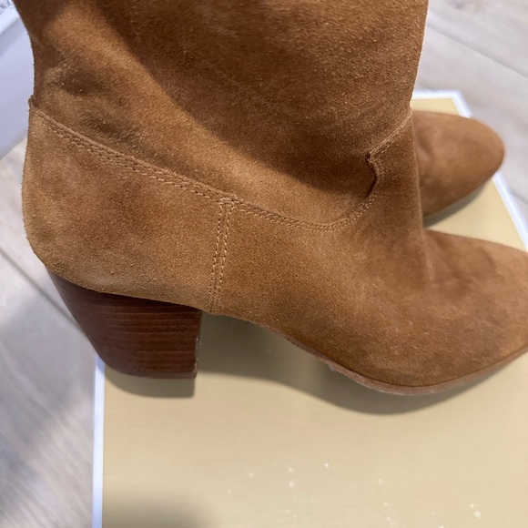 Brand new Micheal Kors booties in a gorgeous chestnut color . - Picture 2 of 5